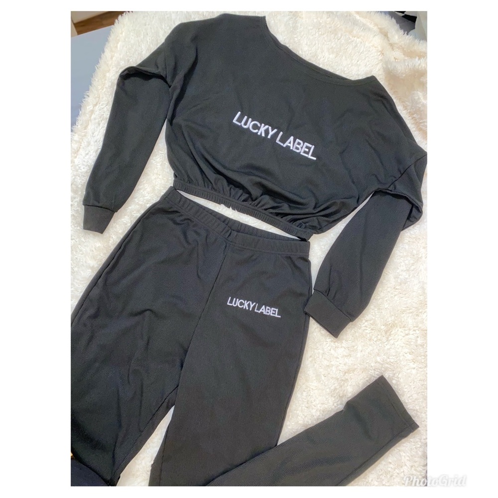Lucky label set